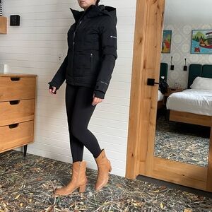 Columbia down filled puffer jacket black